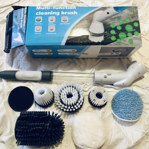 Electric Cleaning Brush with Multiple Attachments new