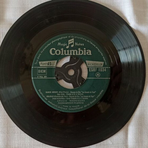 Amália Rodrigues Columbia Magic Notes Super 45 record used