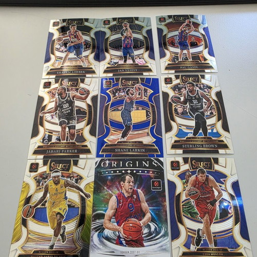 Euroleague basketball cards lot 9, like new