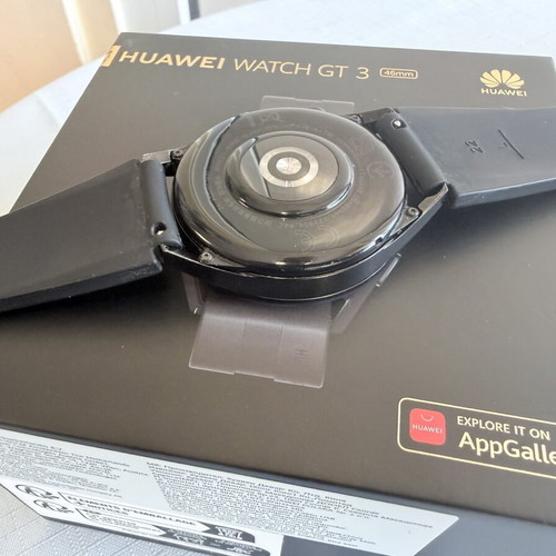 Huawei Watch GT3 smartwatch with charger and strap