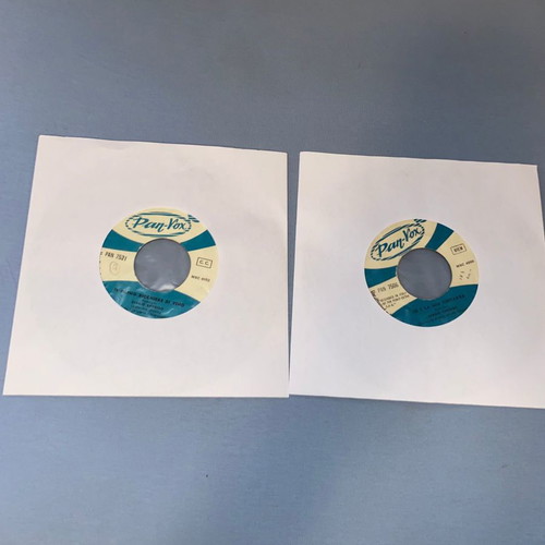 Sergio Endrigo 2 used 45 RPM vinyl records Greek pressing