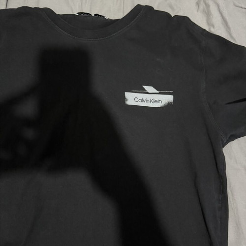 Calvin Klein black T-shirt used, fits XL and L