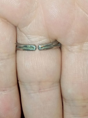 Cross ring used, gray