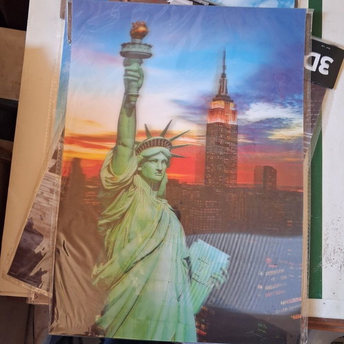 3D Wall Stickers set of 4 jumbo 25×35 cm, new