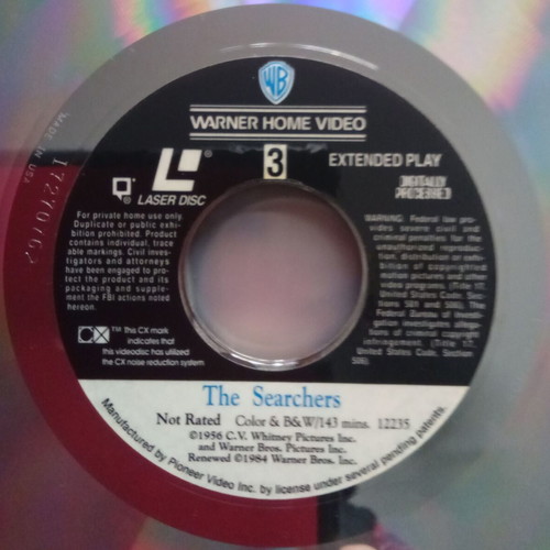 The Searchers LaserDisc 1956 like new