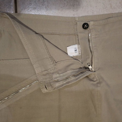 Beige skirt used with zippers on right and left size L