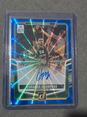 Edgaras Ulanovas Signatures Series Panini Donruss Euroleague 2024-2025 σαν καινούργιο