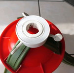 Plastic Christmas tree base used