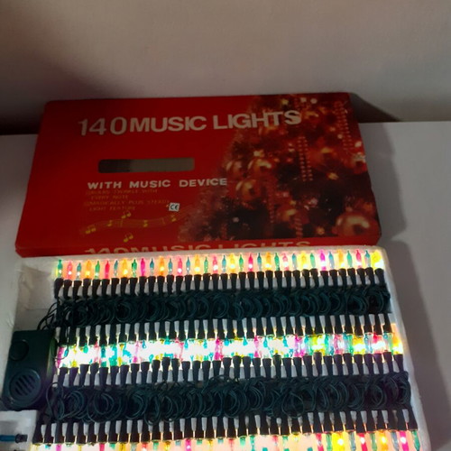Christmas music lights