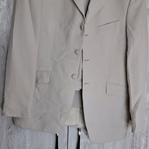 Men's suit like new, beige-ecru, size 48