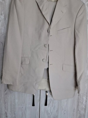 Men's suit like new, beige-ecru, size 48