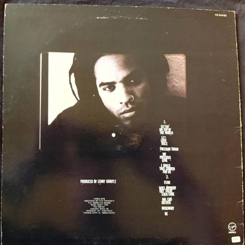 Lenny Kravitz Let Love Rule LP used, rock debut album 1989
