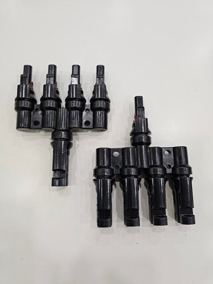 MC4 Solar Branch Connectors 4-to-1 Νέο Σετ για Φωτοβολταϊκά Πάνελ