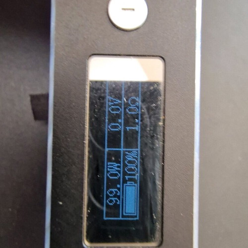 Vape Sideline 100W mod used with Tornado Hero atomizer