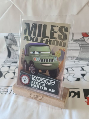 Miles Axlerod Topps card new from Cars 2 movie