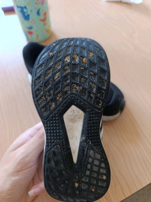 Adidas kids' shoes like new, size 25, black sports