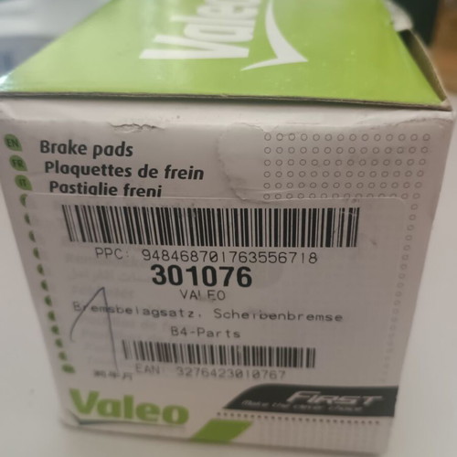 Valeo Brake Pads for Toyota and Daihatsu New