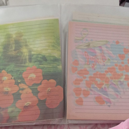 Correspondence sheets new, pack of 22 pieces