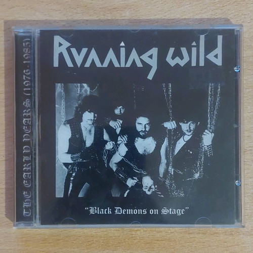 Running Wild Black Demons On Stage CD like new, metal