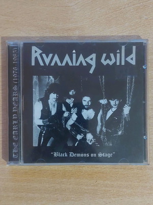 Running Wild Black Demons On Stage CD like new, metal