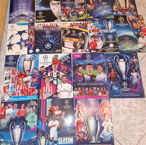 17 ΑΛΜΠΟΥΜ UEFA CHAMPIONS LEAGUE TOPPS-PANINI (2008-2025)