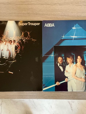 ABBA Super Trouper and Voulez-Vous LPs used, classic pop hits