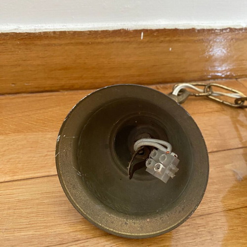 Ceiling light made of crystal and metal like new