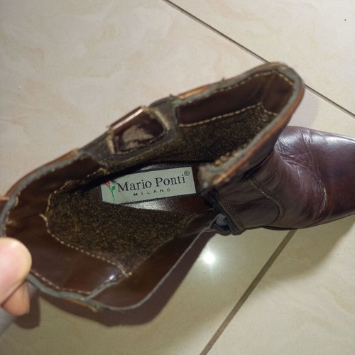 Mario Ponti Milano women's ankle boots size 36 brown used in good condition