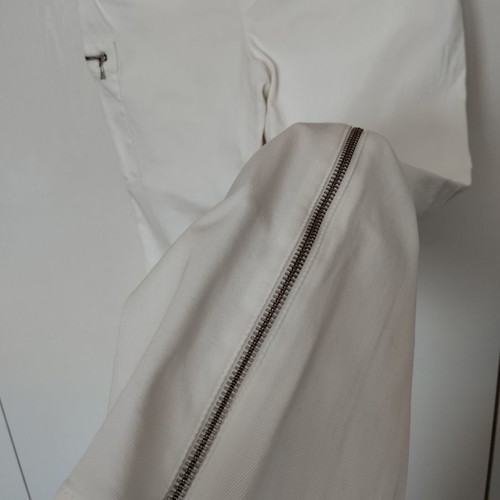 Lecomte Pants New White Size 44 With Zipper
