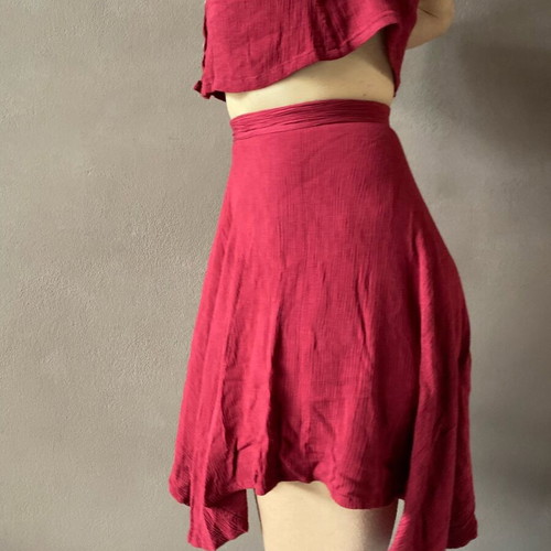 Skirt and blouse set lightly worn