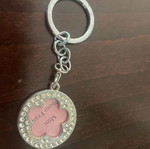 Silver keychain like new