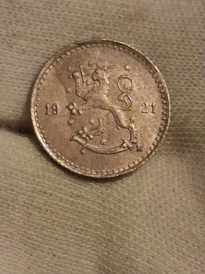 25 Pennia 1921 Finnish coin