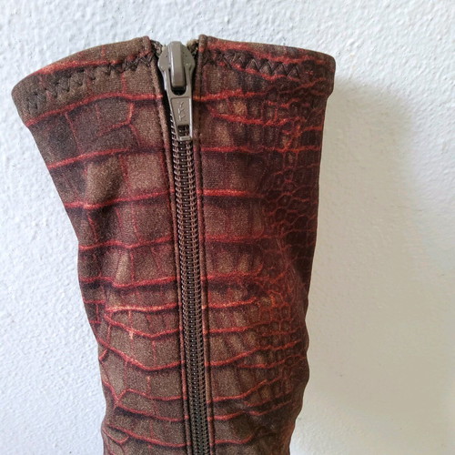 Bournazos vintage 90s y2k deadstock turtle print sock boots