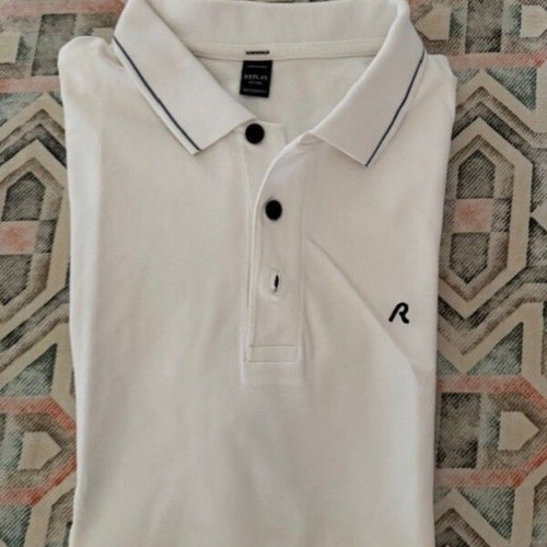 Replay short sleeve shirt XXL like new, white, slim fit