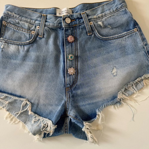 Vicolo Jean shorts like new, size M 38 10, blue