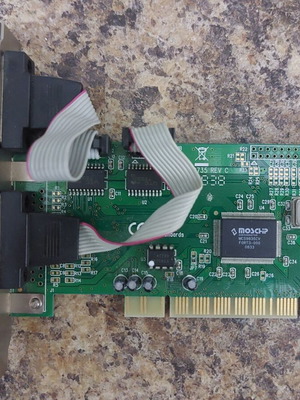 PCI Expansion Card with 2 Serial Ports used