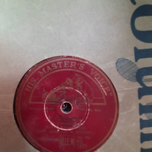 His Master's Voice AO 2472 78rpm record used, laiko