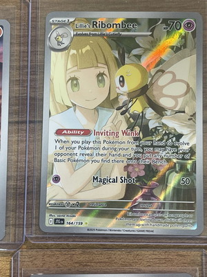 Ribombee Pokémon TCG card like new