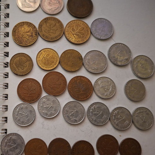 Lot of 30 used German coins