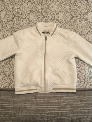 Orchestra jacket size 8 used, white and gold