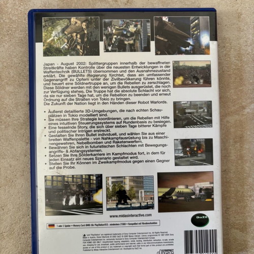 Robot Warlords PlayStation 2 used German complete