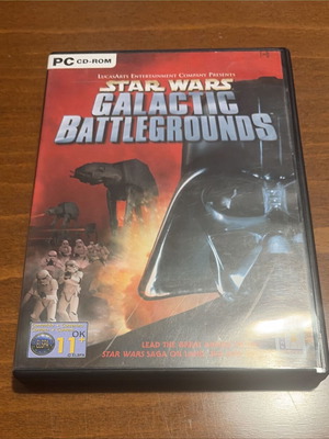 Star Wars Galactic Battlegrounds PC CD-ROM like new, full set with manual