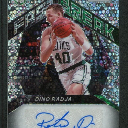 Dino Radja Auto Panini Prizm Fast Break Disco Autograph Card 2020-21 new