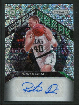 Dino Radja Auto Panini Prizm Fast Break Disco Autograph Card 2020-21 new