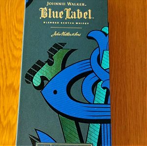 Johnnie Walker Blue label κουτί & μπουκάλι (άδειο)