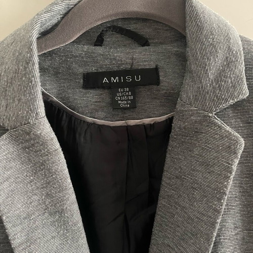 Amisu women's grey jacket used, size small