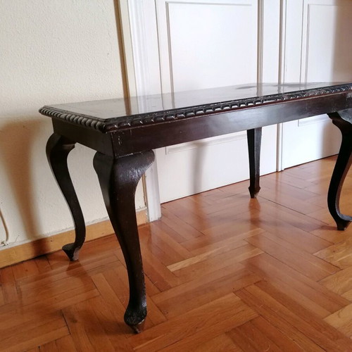 Wooden vintage coffee table used from 1950