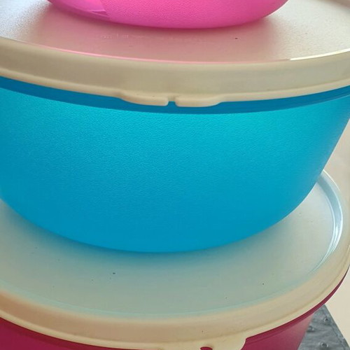 Tupperware vintage modular set of 3 bowls new
