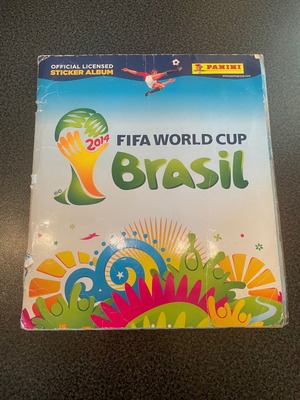 Panini FIFA World Cup 2014 Brazil album used, complete