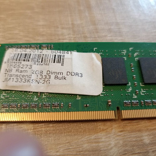 2GB DDR3 Laptop Memory 1333MHz used